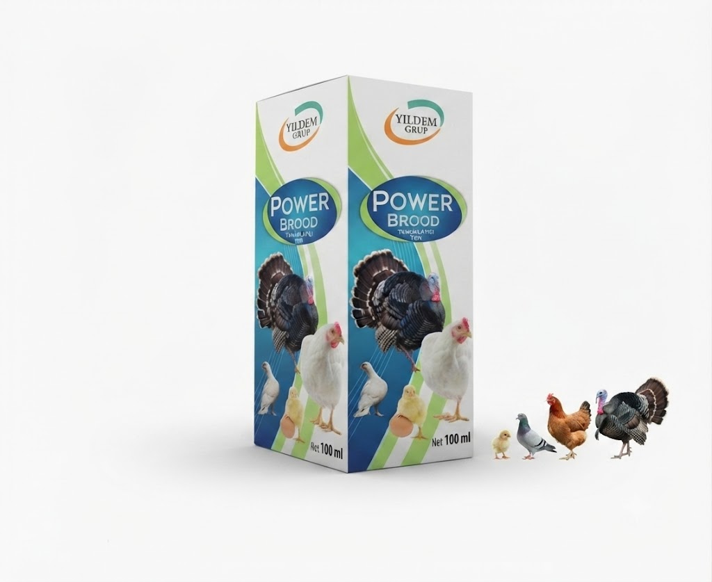 Power Brood  100 ML  Vitamin , Mineral Ve Aminoasit (Tavuk, Hindi, Güvercin ve Civciv İçin)
